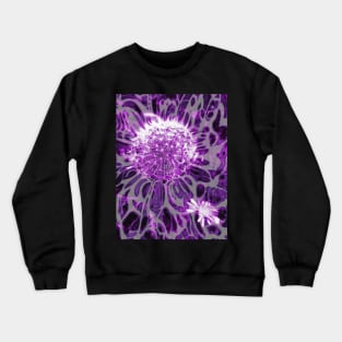 "Dandelion Love" groovy floral art products Crewneck Sweatshirt